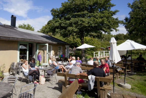 Uteservering på Kosters Trädgårdar