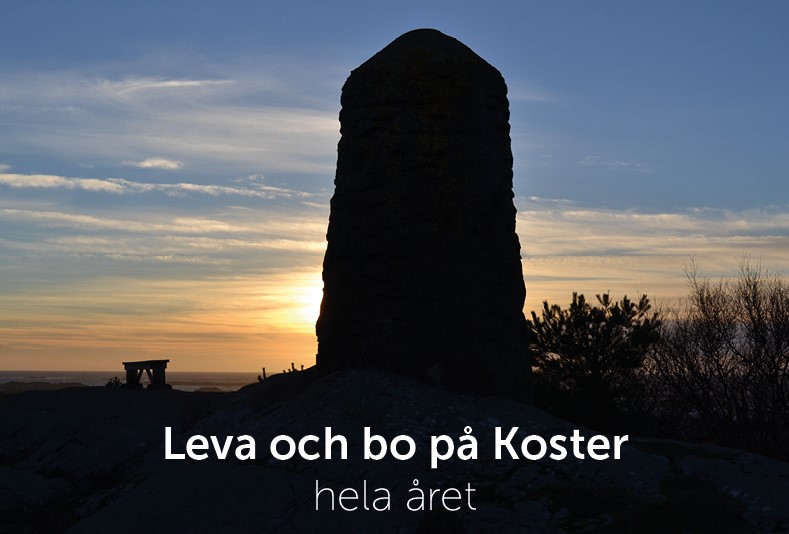 Solnedgång från utsiktplatsen Valfjäll, Sydkoster